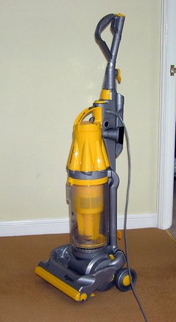 Upright cyclone vacuum cleaner.