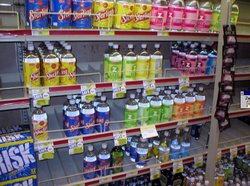 Soft drinks in a Virginia supermarket