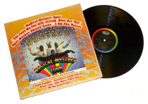 The Beatles' Magical Mystery Tour (1967) as a 33 ⅓ LP vinyl record