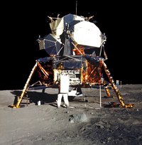 Buzz Aldrin on the Moon