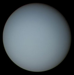 Uranus as seen from Voyager 2