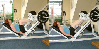 The leg press is a compound exercise.