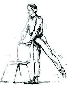 Back Leg Swing: to firm the buttocks and strengthen the lower back.