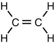 Ethylene Molecule in 3D using Jmol