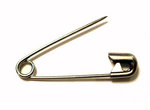 A safety pin.