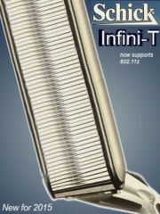 Parody of Schick's arms race with Gillette. Philips Cool Skin did a similar parody with the "Quintippio Megashave" which can be seen at [1]