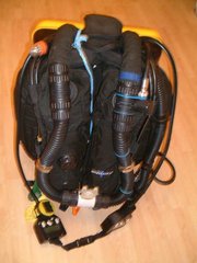 An Inspirationâ„¢ rebreather seen from the front