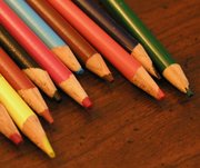 Colored pencils are usually meant for drawing rather than writing.