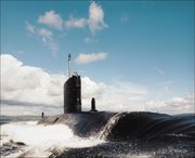 A Trafalgar-class submarine