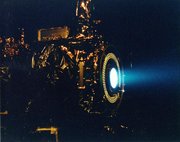 An ion engine test