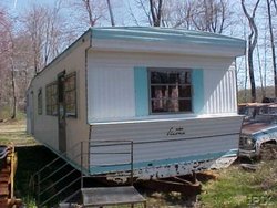 Typical mobile home of 1960s-70s: Twelve feet wide and nearly sixty feet long.