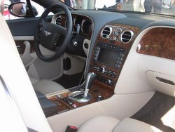 The interior of a modern car, a 