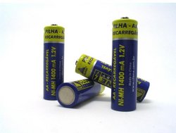Four double-A batteries
