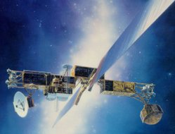 U.S. military MILSTAR communications satellite