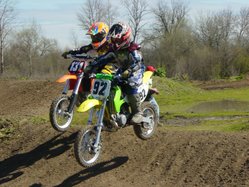 Motocross racing bikes