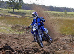 Motocross racing bike