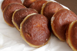 Traditional Polish pączki