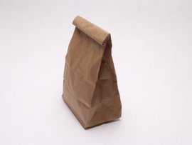 A brown paper bag
