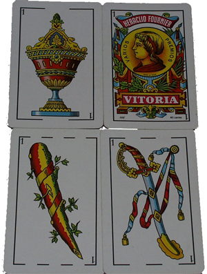 Spanish playing cards.