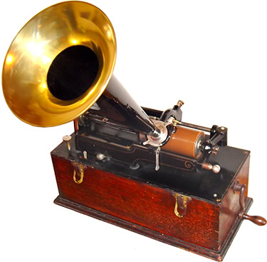phonograph from Thomas Edison