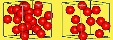 which object has a higher density?