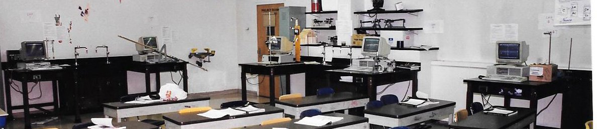 A Partial View of the science room showing lab setups