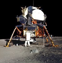 Buzz Aldrin on Moon