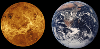 Venus size compared to earth