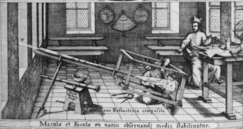 viewing sunspots in 1625 