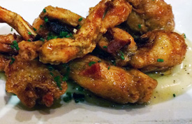 fried frogs legs