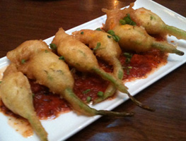 stuffed zucchini blossoms